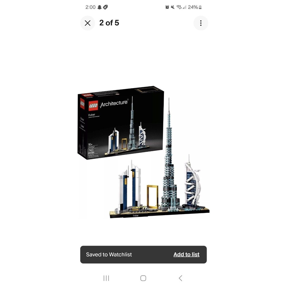 🔥LEGO 21052 Architecture Dubai Skyline Set *RETIRED* New Sealed FR🔥 - Picture 3 of 6